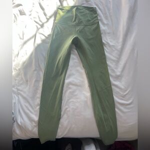 lululemon leggings green size 4